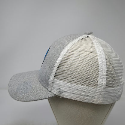 Blue Sky Adventurest Mountain Logo Gray Trucker Hat One Size Mesh Snapback