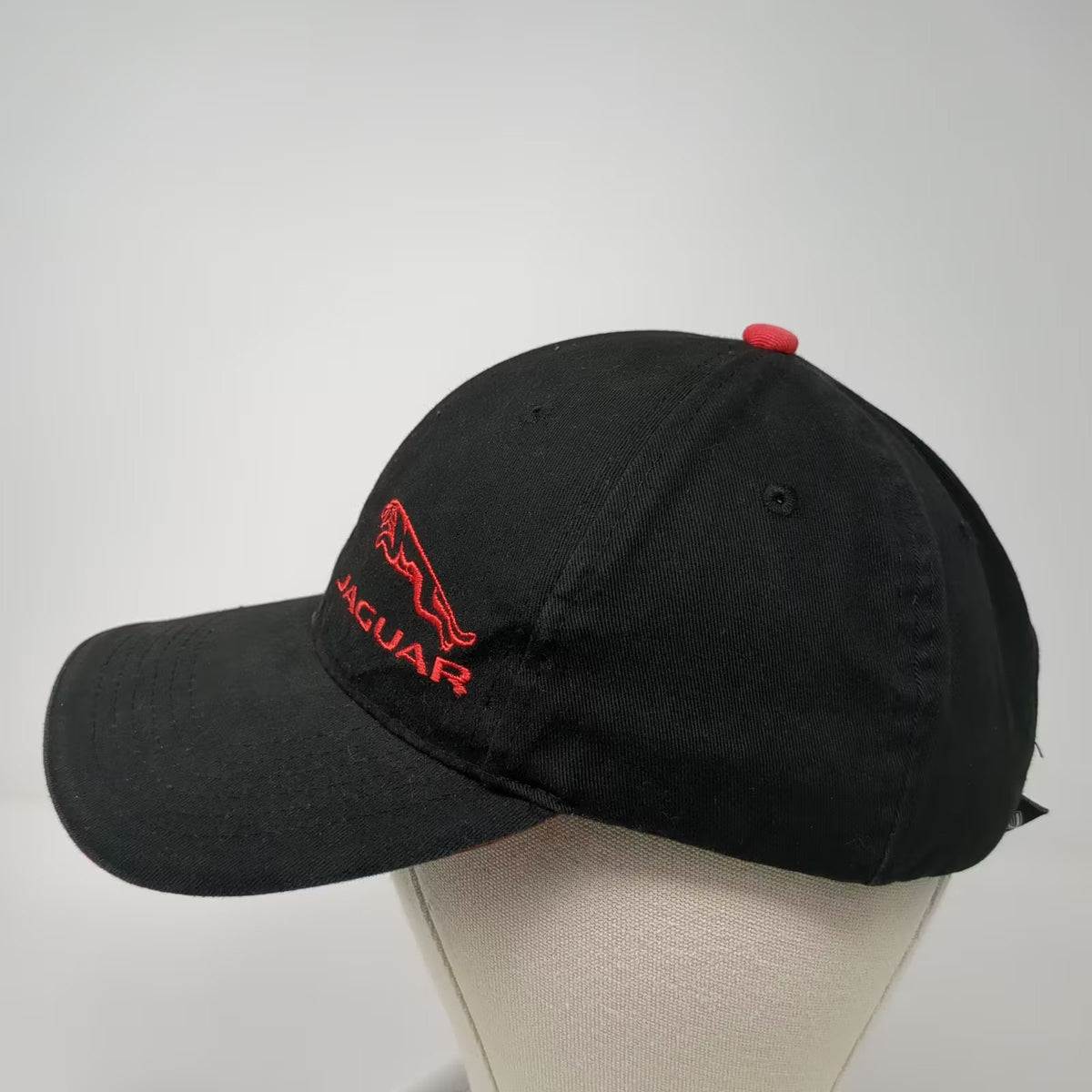 Pacific Headwear Jaguar Logo Black Baseball Cap OS Hat Embroidered Strapback