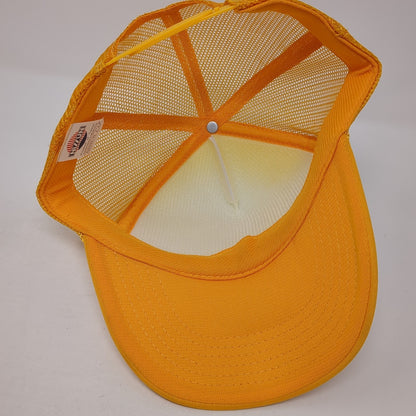 Emkapp Cruisin to 30 Est. 1993 Trucker Hat Yellow OS Adjustable Mesh Back Rope