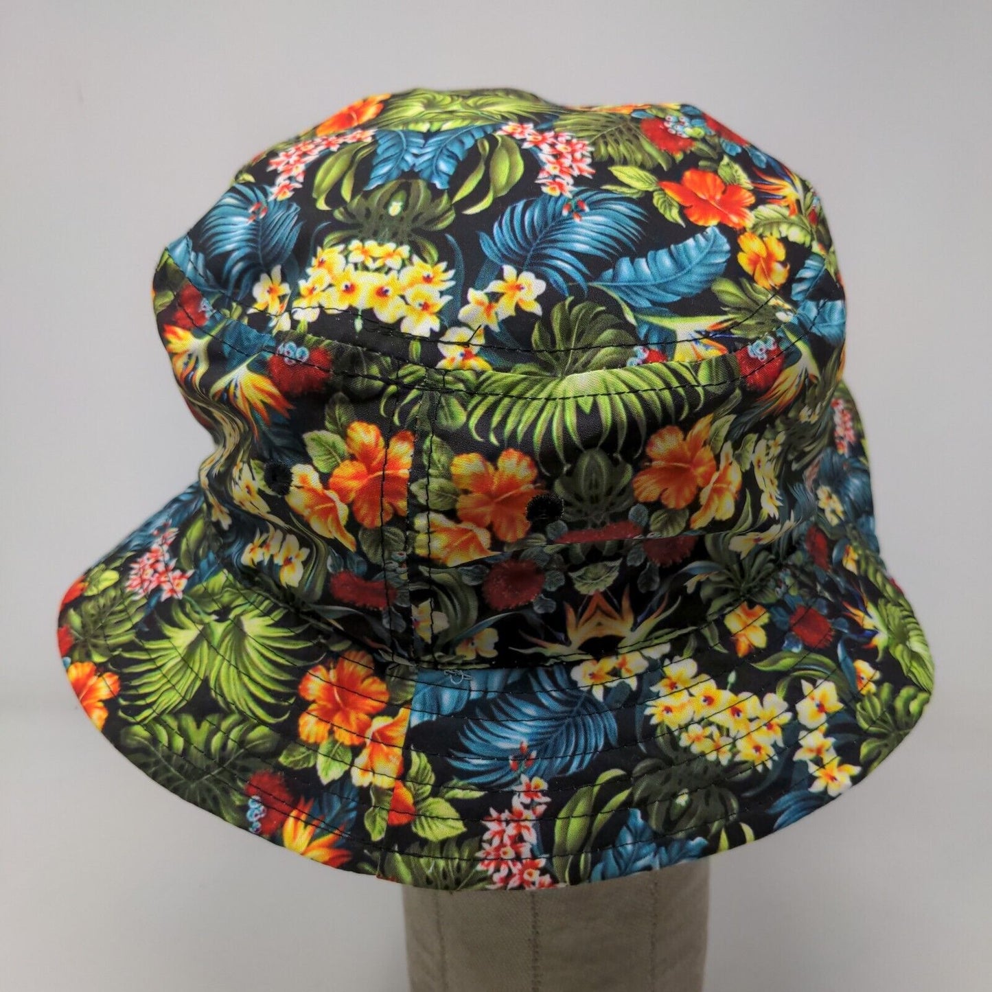 Spencer's Gifts Men's Bucket Hat Multicolor OS Floral All Over Print Polyester