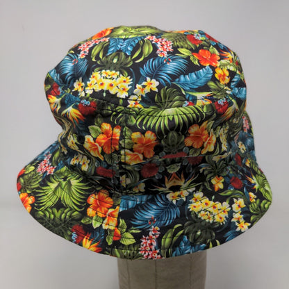 Spencer's Gifts Men's Bucket Hat Multicolor OS Floral All Over Print Polyester