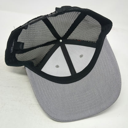 Port Authority Trucker Hat Gray One Size Mesh Snapback Blank Adjustable Curved