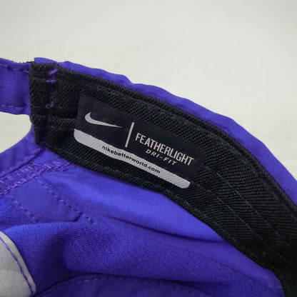 Nike Baseball Cap Purple One Size Dri-FIT Featherlight Hat Running Mesh