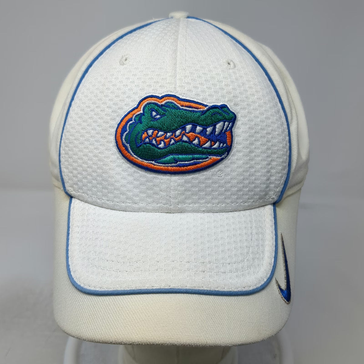 Florida Gators NCAA Nike Elite Hat White Blue Orange Green One Size Curved Brim