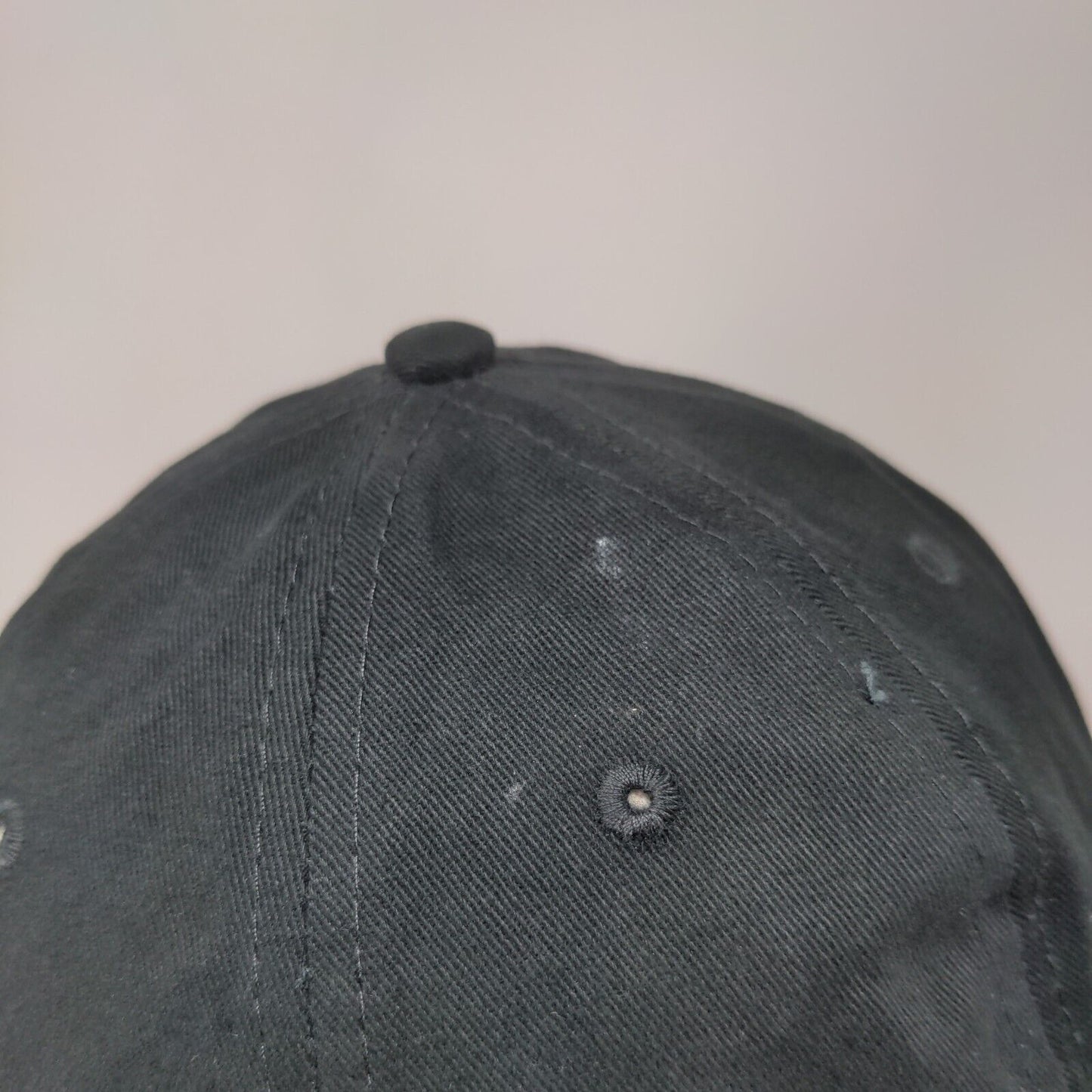 Mickey Mouse Slideback Hat Black One Size Embroidered Adjustable Disney