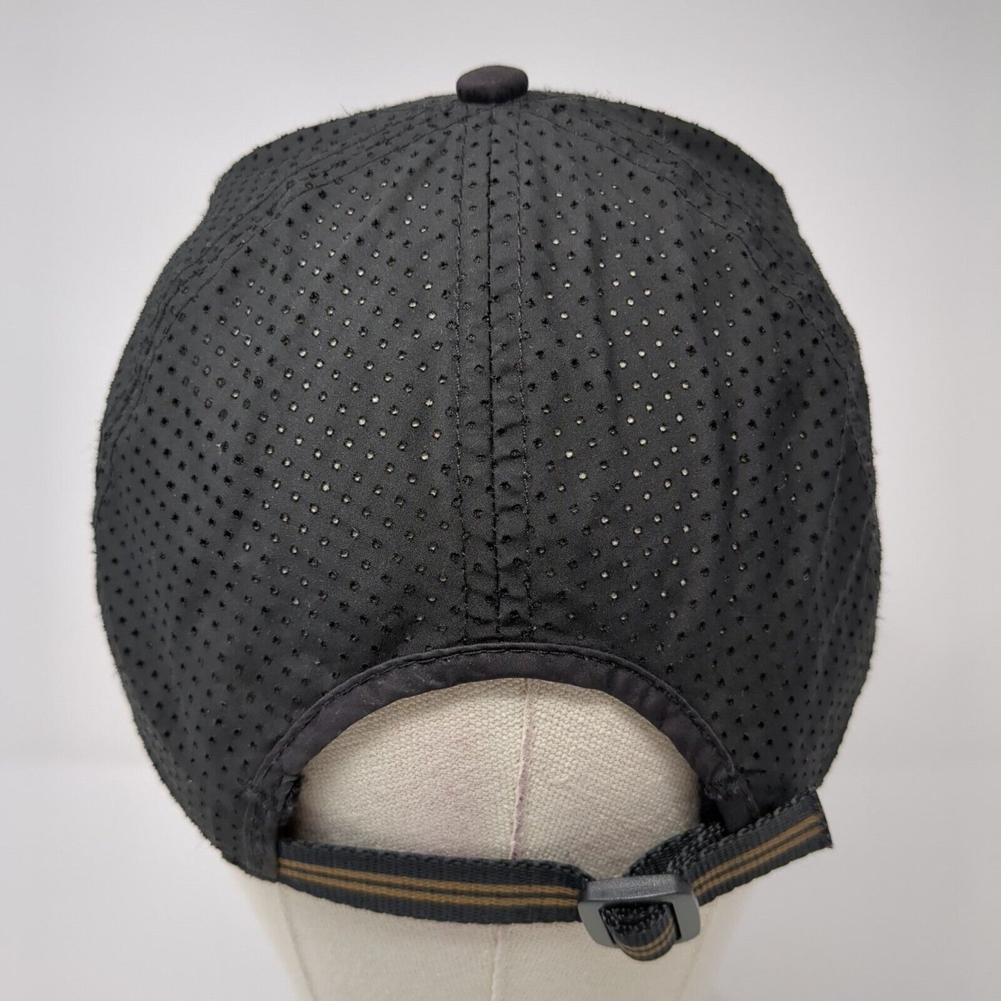 H&M Slideback Hat Black One Size Adjustable Breathable Mesh 6 Panel Polyester
