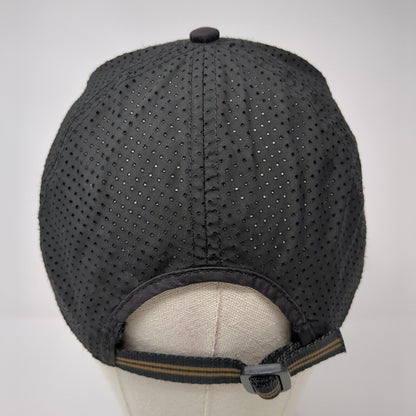 H&M Slideback Hat Black One Size Adjustable Breathable Mesh 6 Panel Polyester