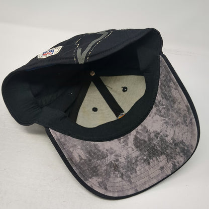Chargers NFL Reebok Cap Black One Size Side Bolt Logo Stretch Fit Pattern Hat