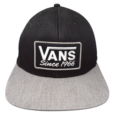VANS Since 1966 Snapback Hat Black OSFA Embroidered Colorblock 6 Panel