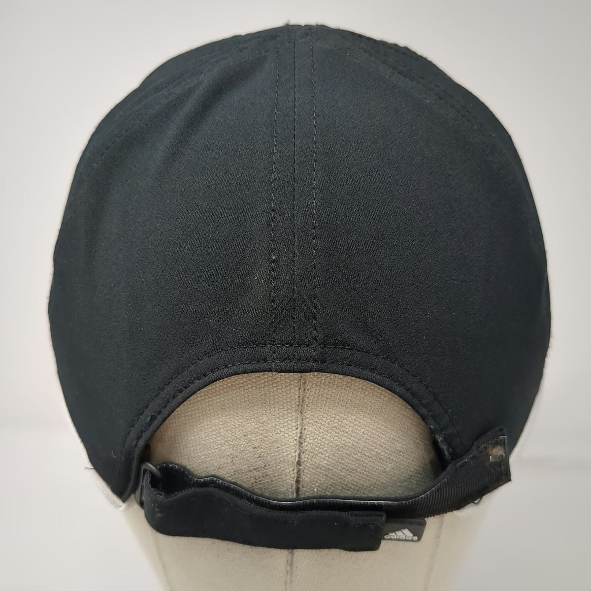 Adidas Baseball Cap Black One Size Climalite Mesh Strapback Athletic Hat Sport