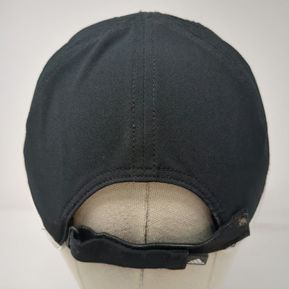 Adidas Baseball Cap Black One Size Climalite Mesh Strapback Athletic Hat Sport