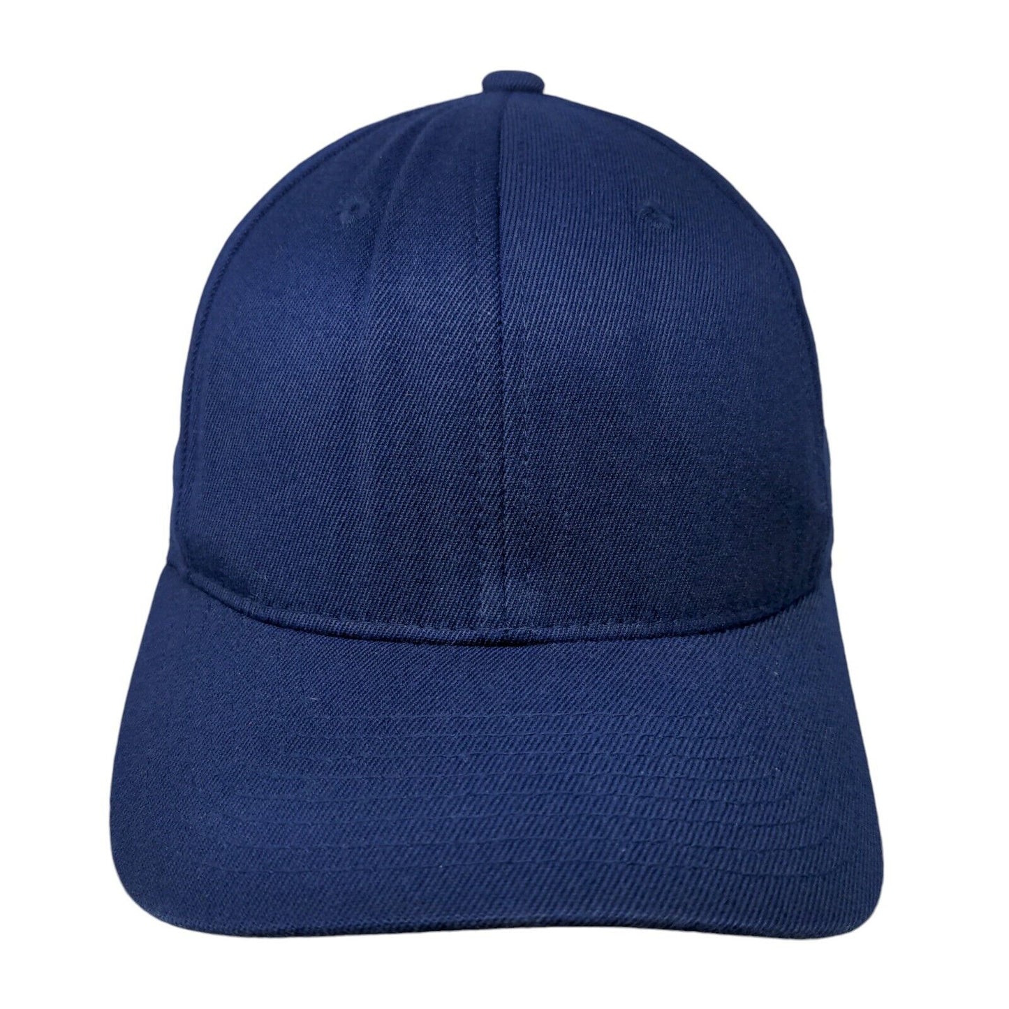 Lids Fitted Hat Blue Small-Medium Flexfit 6 Panel Vent Holes Blank