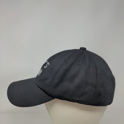 God's Plan Slideback Hat Black One Size Adjustable Embroidered Vented Holes