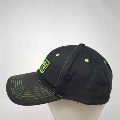 ION Electric Ice Augers Fitted Baseball Cap Black Large Lightweight Embroidered