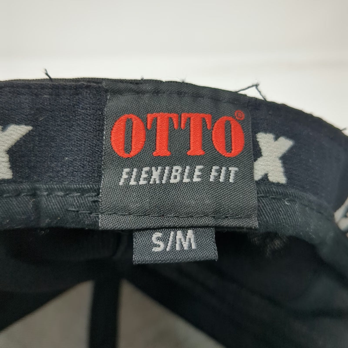 Otto Baseball Cap Black M Cinderella Story 9 Crown Flexible Fit Embroidered Hat