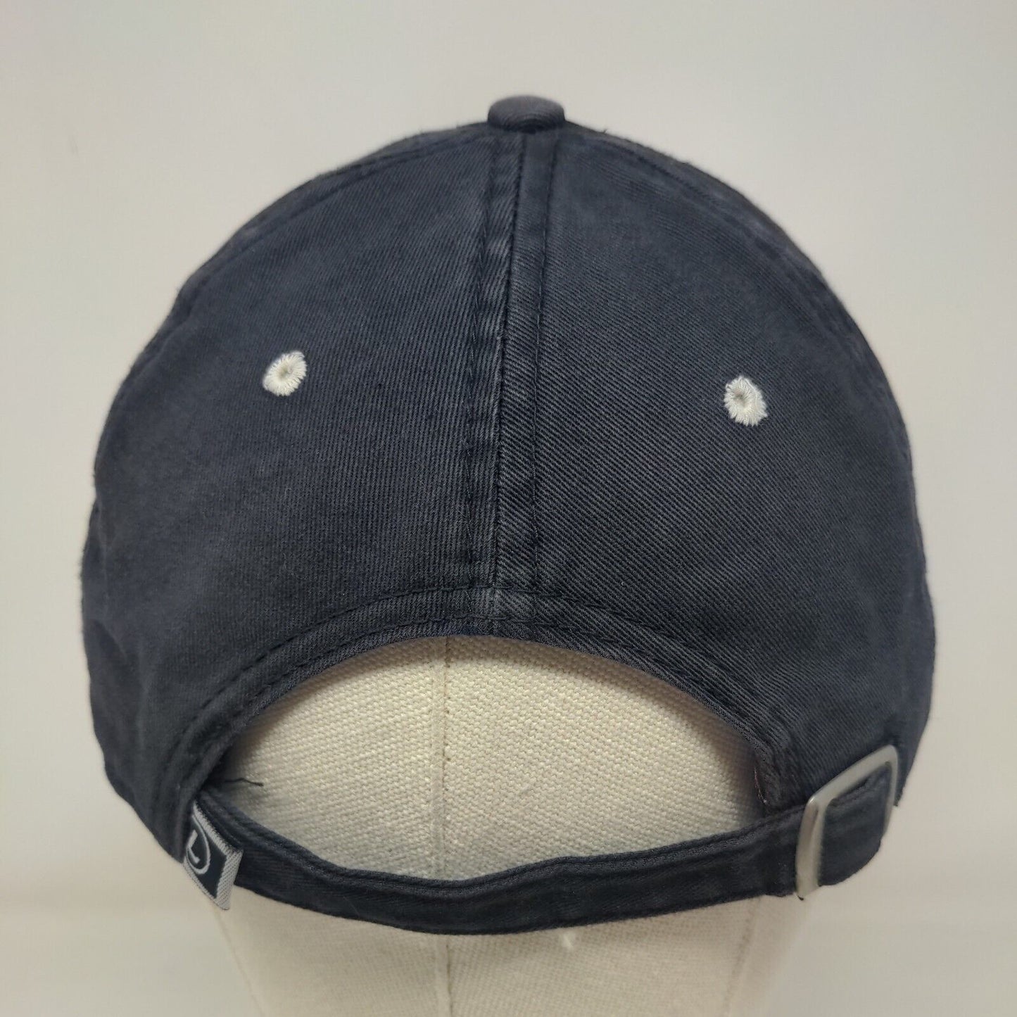 Lids Men's Slideback Hat Blue OSFA Embroidered Lacrosse Big Logo Cotton