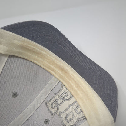 EB Snapback Trucker Hat Gray One Size Adjustable Mesh Back Port Authority