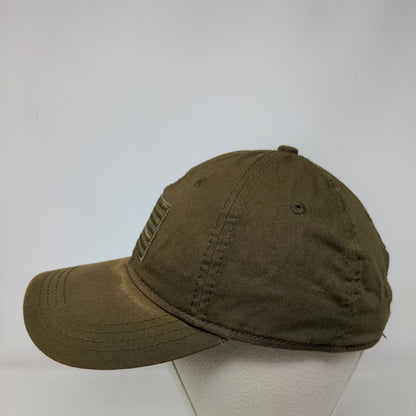 USA Flag Strapback Hat Brownish-Green One Size Patriotic Academy Sports Outdoors