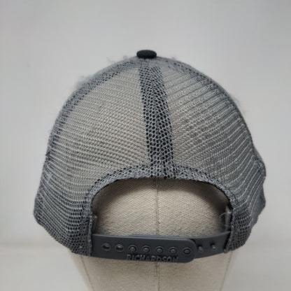 Burley Bobcats Snapback Trucker Hat Black OS Adjustable Mesh Back Richardson