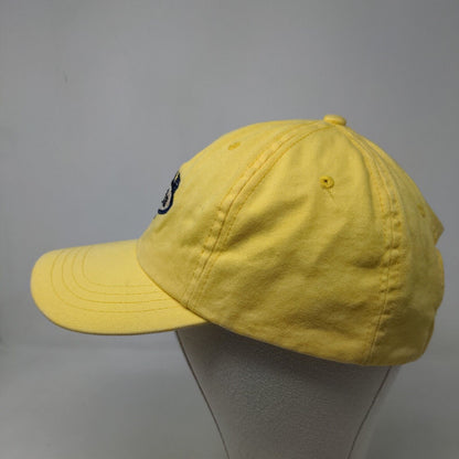 Unbranded Men's Slideback Hat Yellow Size OSFA Embroidered Clearwater Beach FL