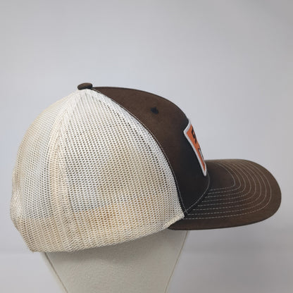 STLHD Snapback Trucker Hat Black One Size Adjustable Mesh Back Richardson