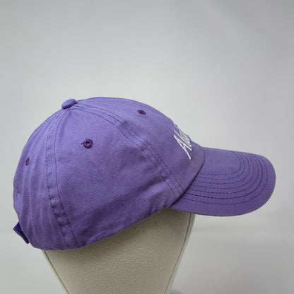 Alabama Strapback Hat Purple One Size Adjustable Embroidered 6 Panel