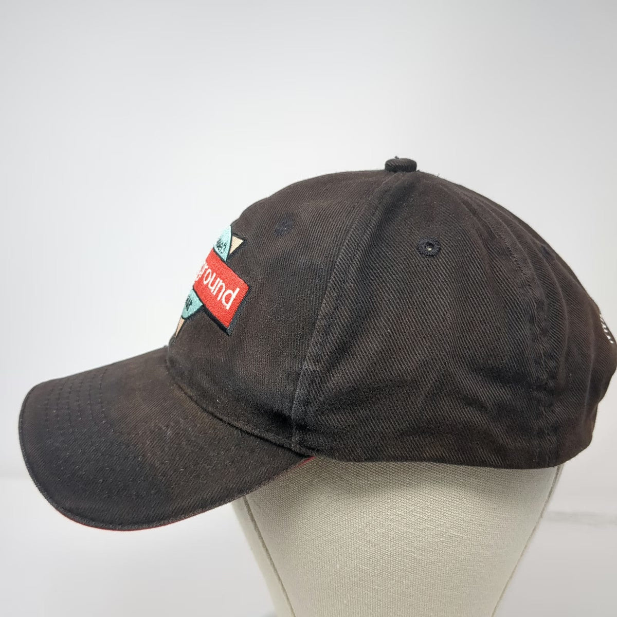 Hats of America Baseball Cap Black Bill Speidel Underground Tour Hat Vintage