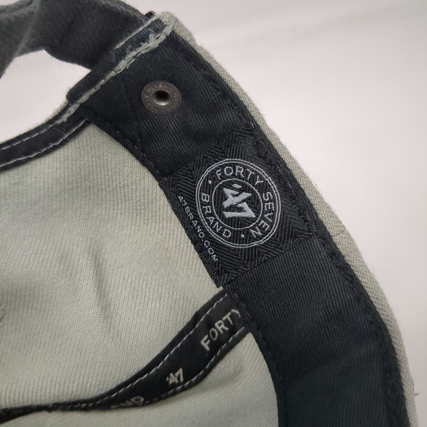 Seattle Seahawks NFL '47 Brand Gray Black One Size Cap Super Bowl XLIX Flat Hat