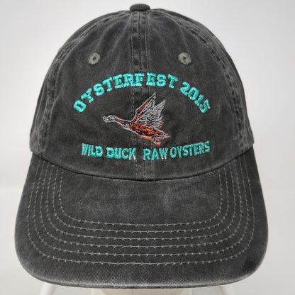 Port Authority Baseball Cap Gray One Size Oysterfest 2015 Duck Museum Cotton Hat