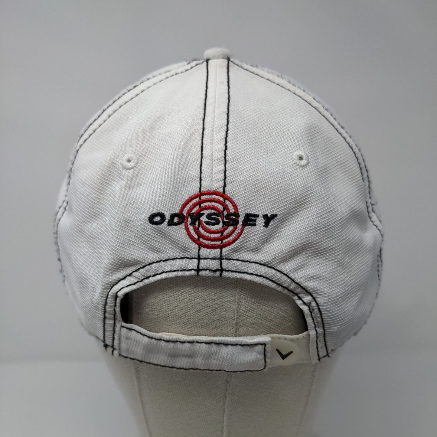 Callaway Odyssey Strapback Hat White OSFA Tour Authentic Embroidered