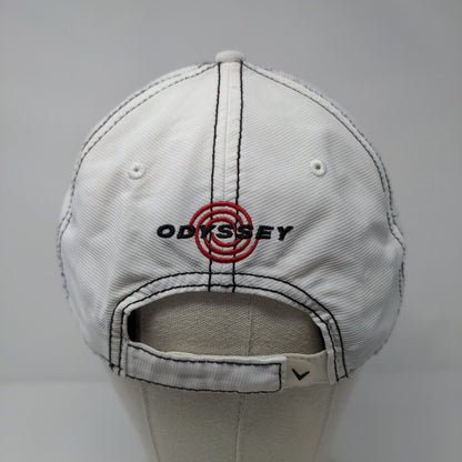 Callaway Odyssey Strapback Hat White OSFA Tour Authentic Embroidered