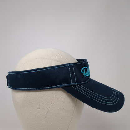 Redfish Lake Lodge Strapback Sun Visor Hat Blue One Size Gear For Sports