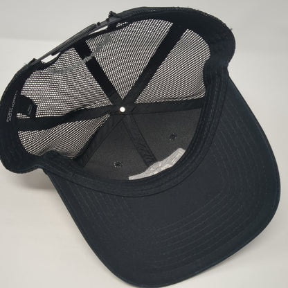 Bako Sweet Snapback Trucker Hat Black One Size Mesh Back Port Authority