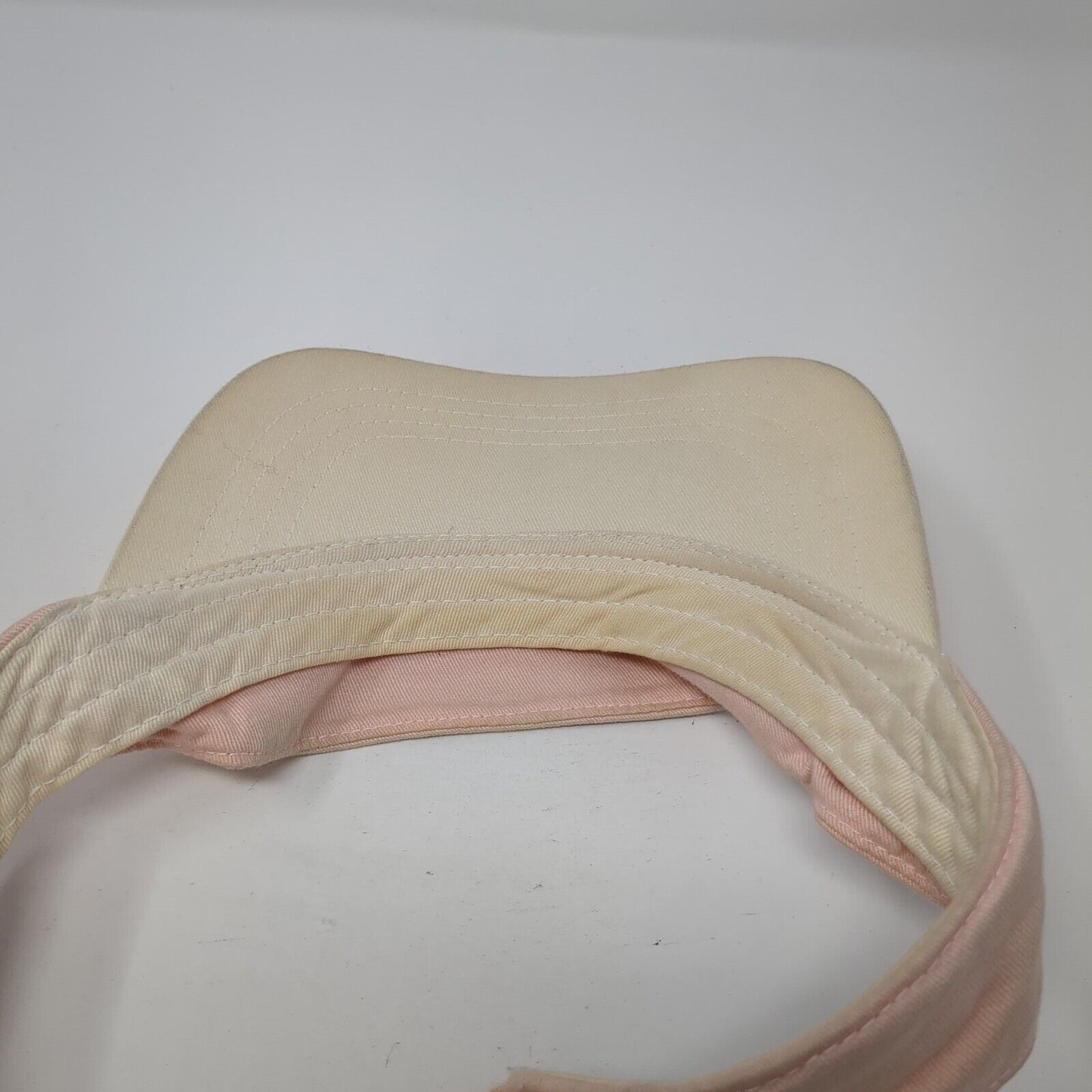 Grant's Farm Strapback Sun Visor Hat Pink One Size Adjustable Embroidered JHats