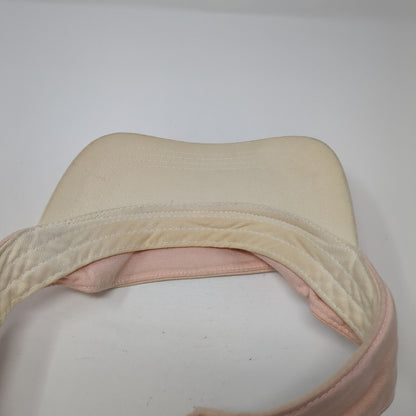 Grant's Farm Strapback Sun Visor Hat Pink One Size Adjustable Embroidered JHats