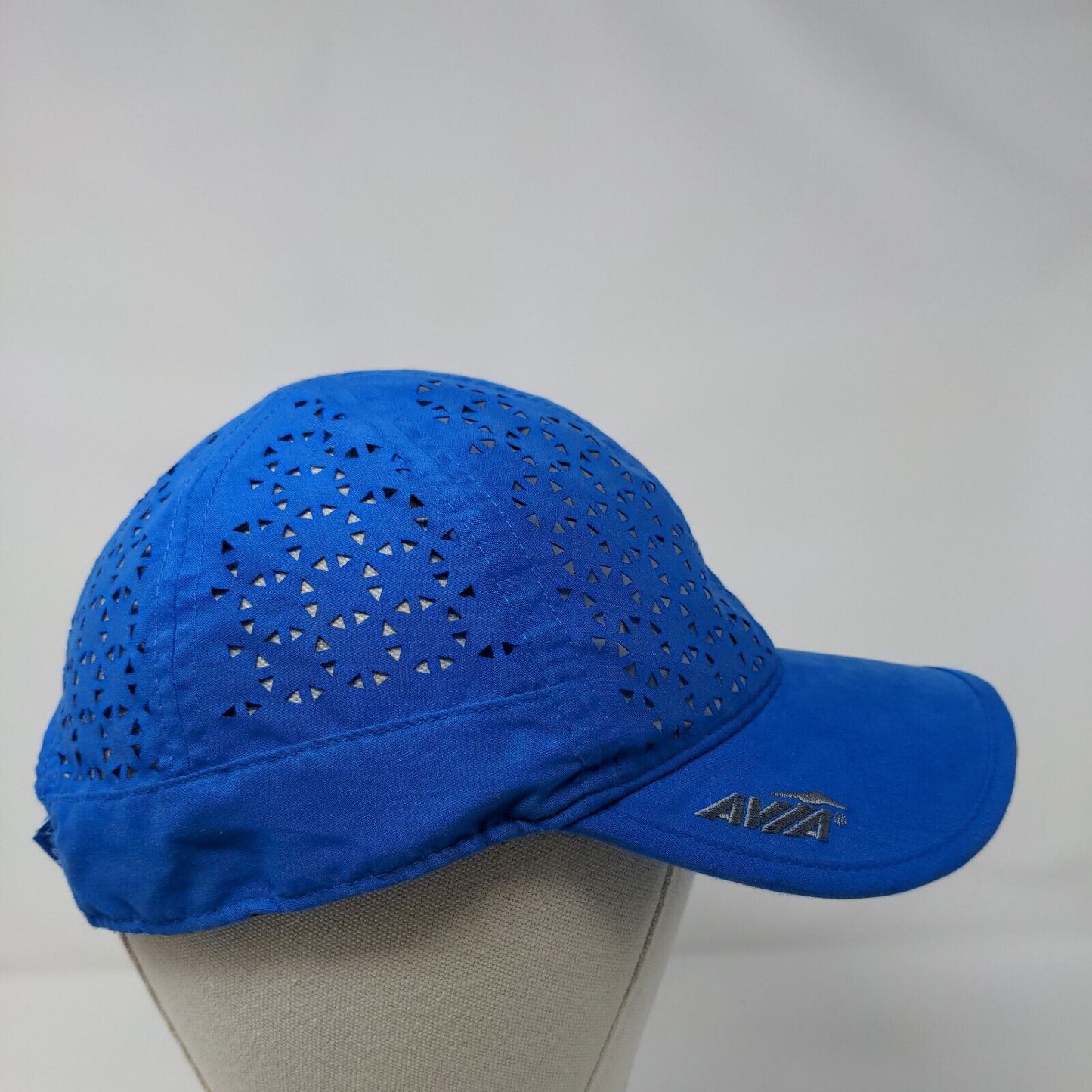 Avia Strapback Hat Blue OSFM Adjustable Embroidered Breathable 6 Panel