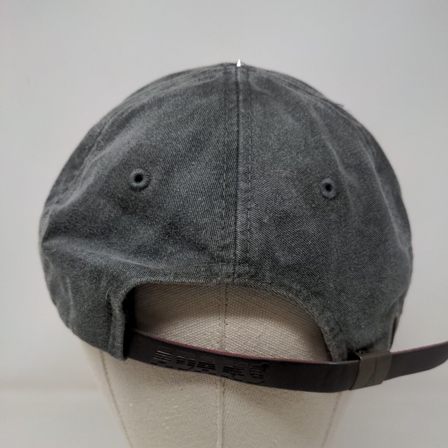 Up Beat Entertainment Slideback Hat Gray One Size Adjustable Vented Holes Adams