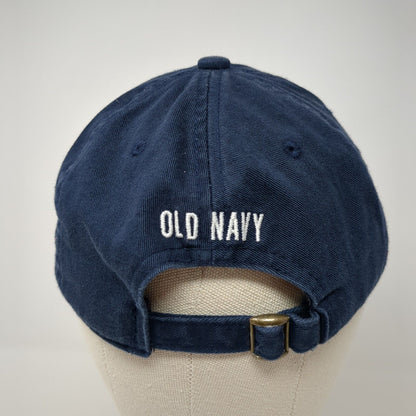 USA Flag Slideback Hat Blue One Size Adjustable Embroidered Patriotic Old Navy