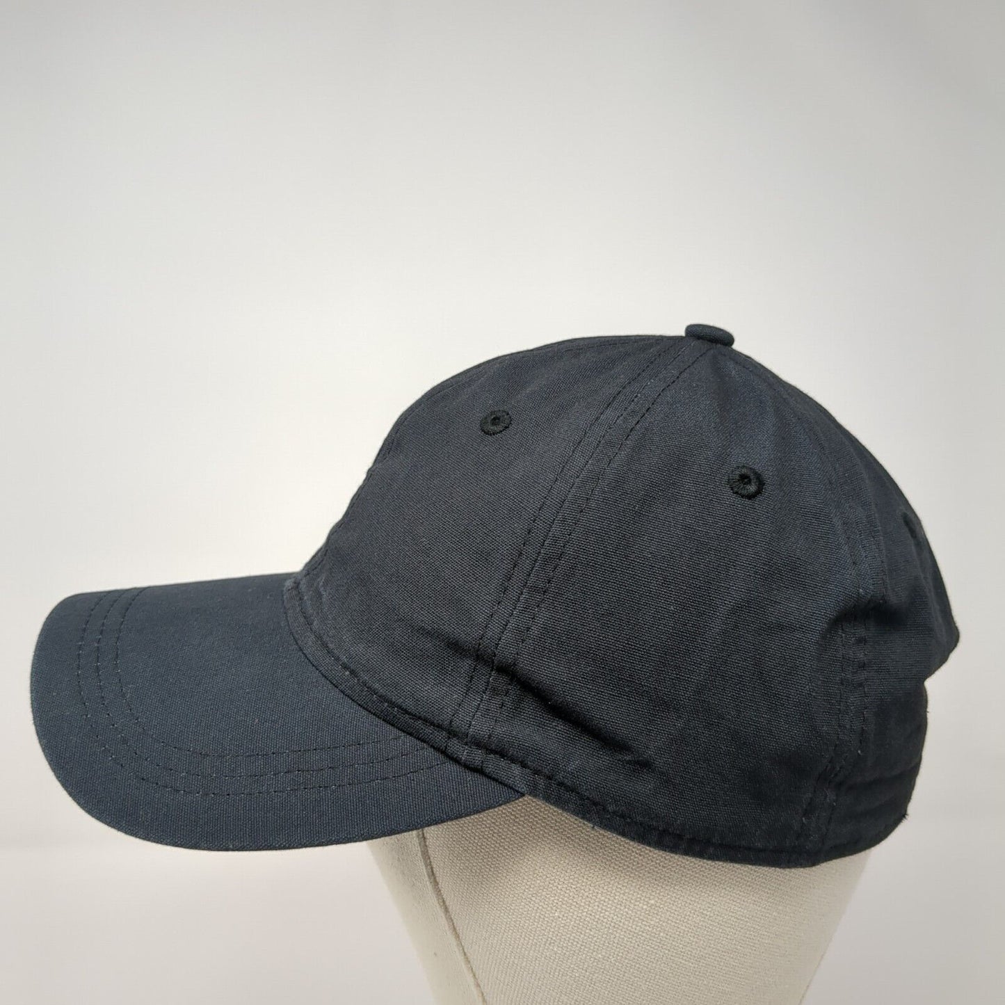Universal Thread Slideback Hat Black One Size Adjustable Solid Blank