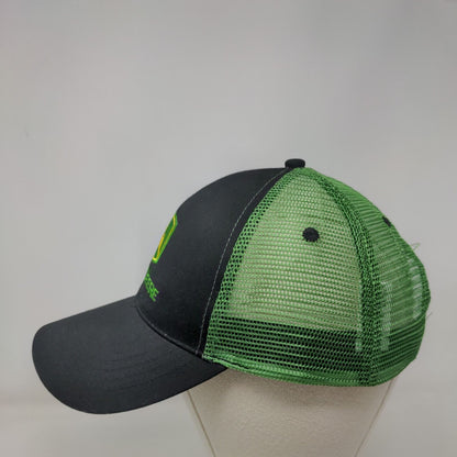 John Deere Strapback Mesh Back Trucker Hat Multicolor OSFM Embroidered