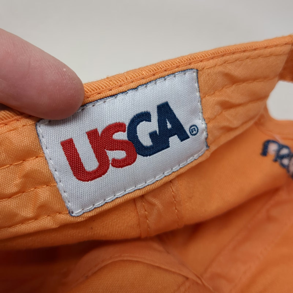 USGA Baseball Cap Orange One Size 2015 U.S. Open Chambers Bay Member Golf Hat