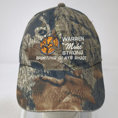 Port Authority Baseball Cap Green Camo OSFM Sporting Clays Shoot Hat Embroidered