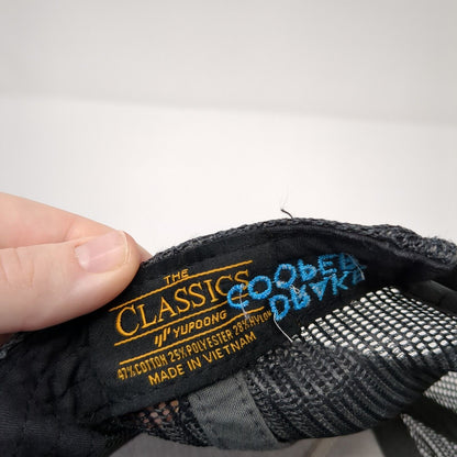 Drake Cooper Snapback Mesh Back Trucker Hat Gray One Size Mesh Back