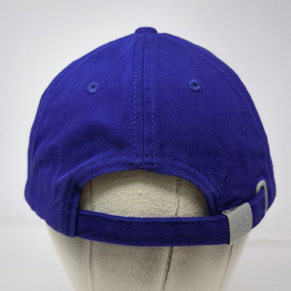 Gap Baseball Cap Blue M Cotton Slideback Pink White Embroidered Logo 6 Panel Hat