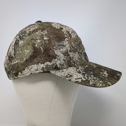RedHead Snapback Brown Strata Camo Hat US Flag Embroidered One Size Hunting Gear