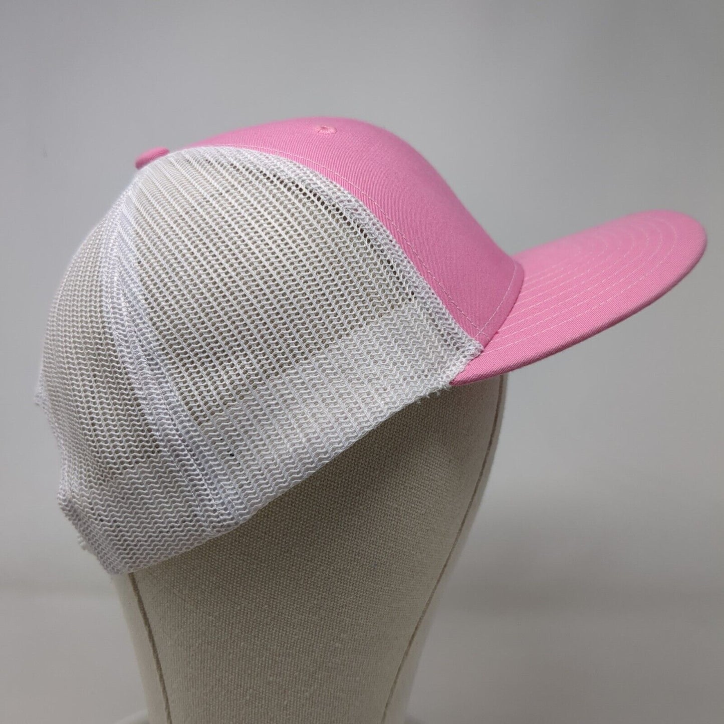 The All State Game Snapback Trucker Hat Pink OSFA Mesh Back Richardson