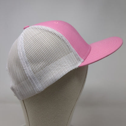 The All State Game Snapback Trucker Hat Pink OSFA Mesh Back Richardson