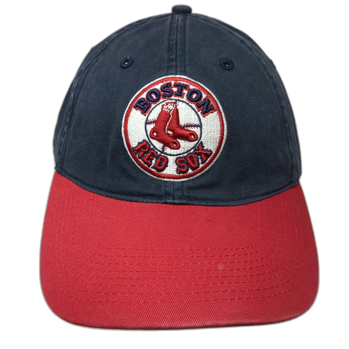 Boston Red Sox MLB Drew Pearson Baseball Cap Blue White One Size Adjustable Hat