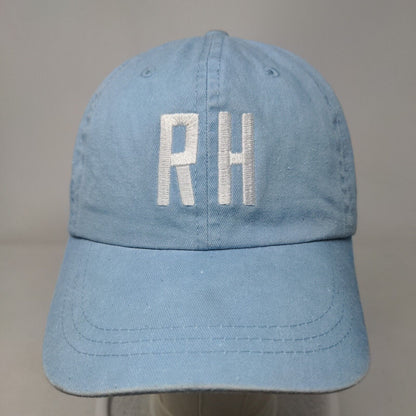 RH Slideback Hat Blue OSFA Adjustable Embroidered Vented Holes Cotton