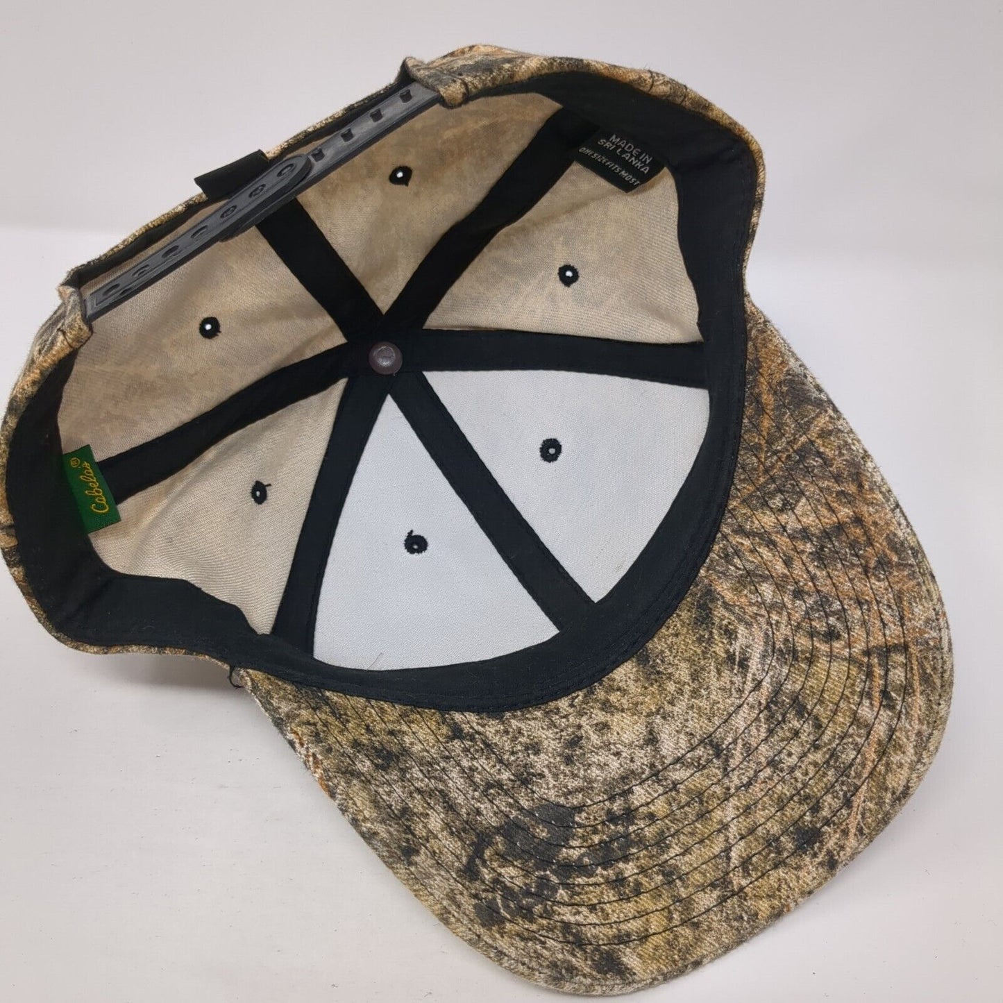 Cabela's Snapback Hat Camouflage One Size Adjustable Embroidered Mossy Oak